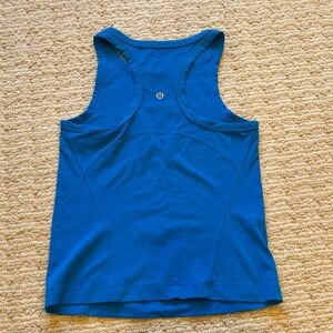 lululemon athletica Vibrant Blue Tank Top